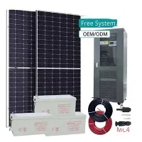 8KW 하이브리드 그리드 태양광 발전 시스템
